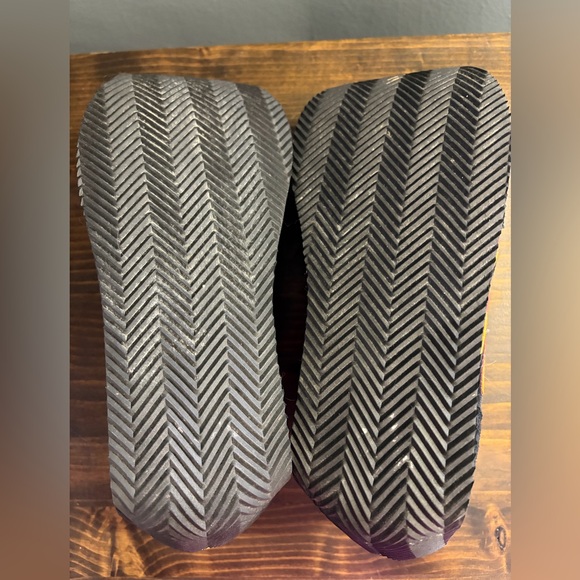 Rare Vintage 90’s Volatile Arson Black & Red Flame Platform Sneakers Women’s 8.5 - Picture 13 of 14